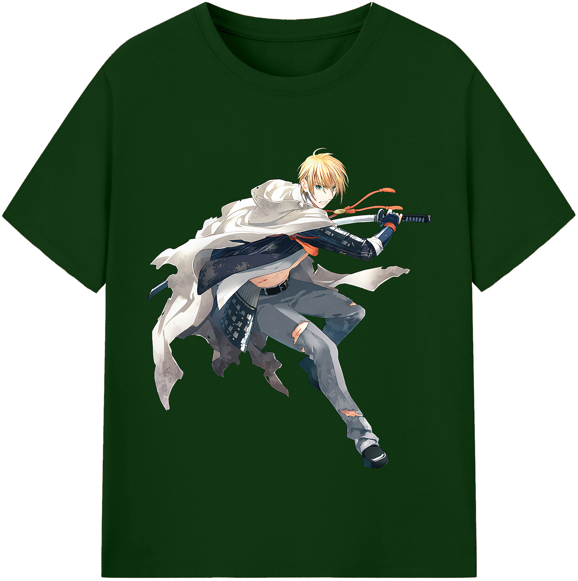 （画像用） 刀剣乱舞 Touken Ranbu 綿100％半袖Tシャツ（フロントプリント）